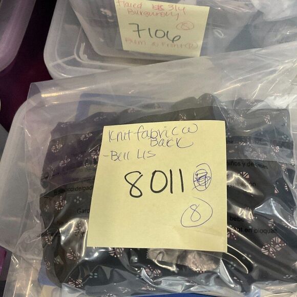 LOFT Blouse Black Printed Bell Long Sleeve Shirt Button Keyhole Top PM Petites - Picture 13 of 13